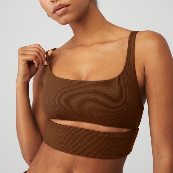 Alo Yoga Cinnamon Slit Bra - Picture 2 of 6
